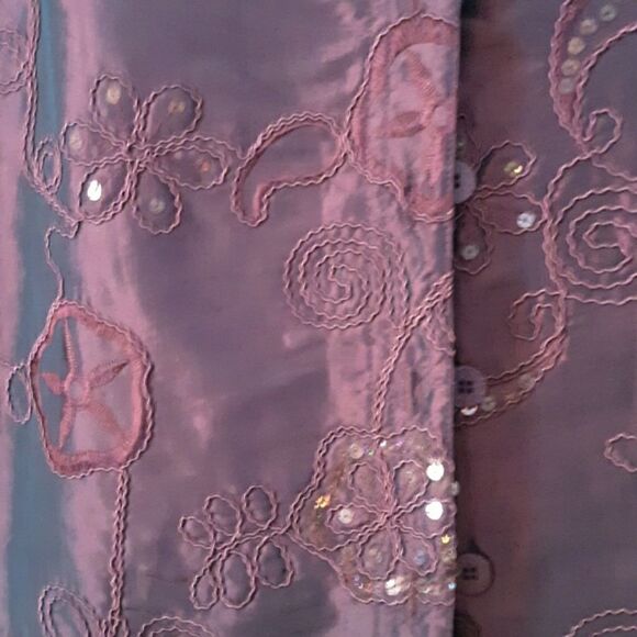 Susan Graver StyleCamberry  2 Piece  top with jacket - Picture 5 of 8